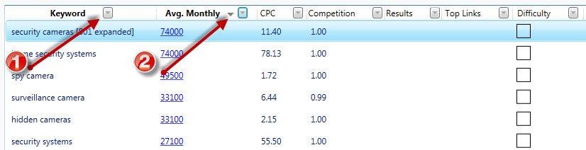 filtering overview